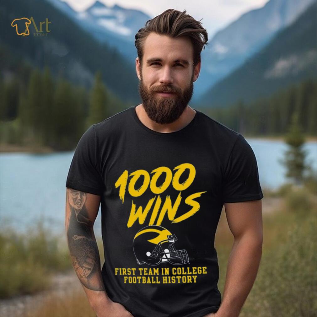 Champion Michigan Wolverines 1000 Wins T Shirt - teejeep