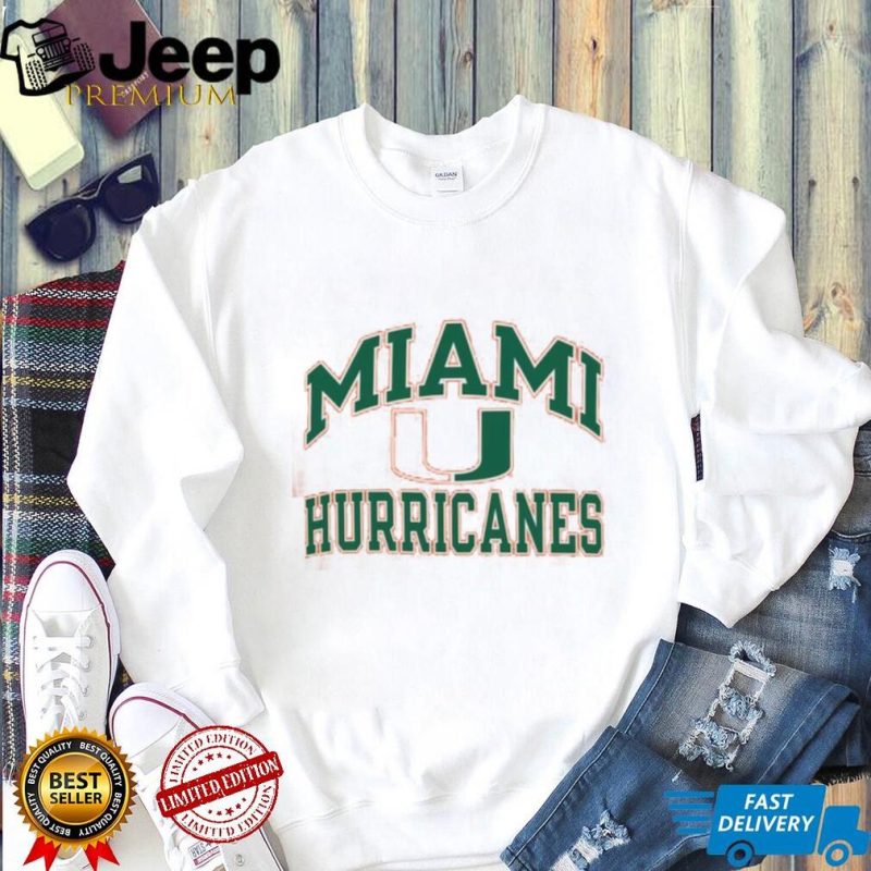 Champion Orange Miami Hurricanes High Motor T Shirt