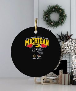 Champion University of Michigan Football Youth College Football Playoff 2024 Rose Bowl Game Ornament