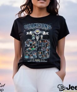 Champions Manchester City Football Club 2023 Thank You For The Memories T Shirt