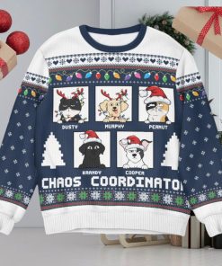 Chaos Coordinator Personalized Ugly Sweater