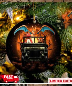 Charizard Charmender Drive Jeep Halloween Moonlight Perfect Gift For Holiday Ornament