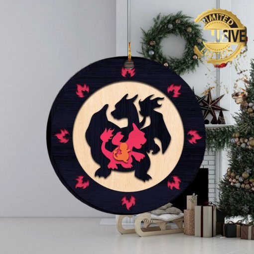 Charizard Evolution Pokemon Christmas Decorations Ornament