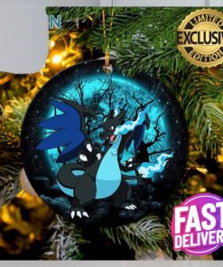 Charizard Mega X Moonlight Pokemon Christmas Decorations Ornament