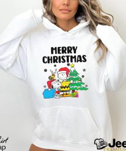 Charlie And Snoopy Merry Christmas Shirt