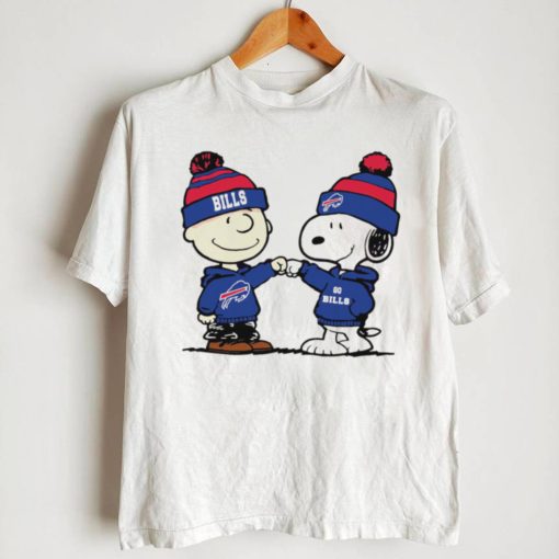 Charlie Brown and Snoopy NFL Buffalo Bills football go Bills cartoon shirt