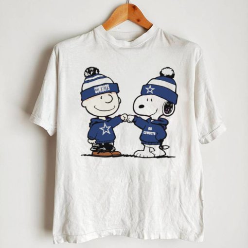 Charlie Brown and Snoopy NFL Dallas Cowboys football go Cowboys cartoon shirt