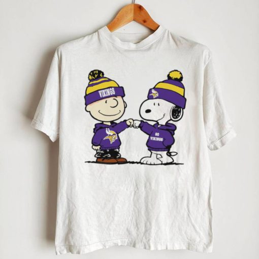 Charlie Brown and Snoopy NFL Minnesota Vikings football go Vikings cartoon shirt