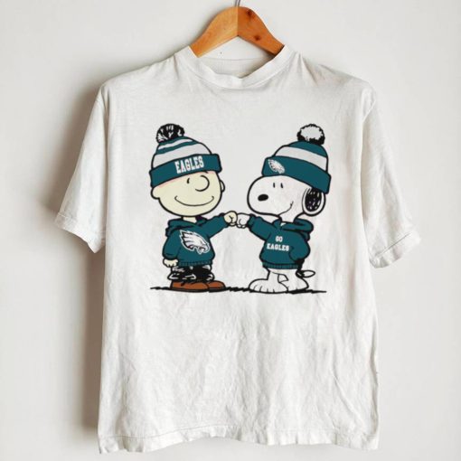 Charlie Brown and Snoopy NFL Philadelphia Eagles football go Eagles cartoon shirt