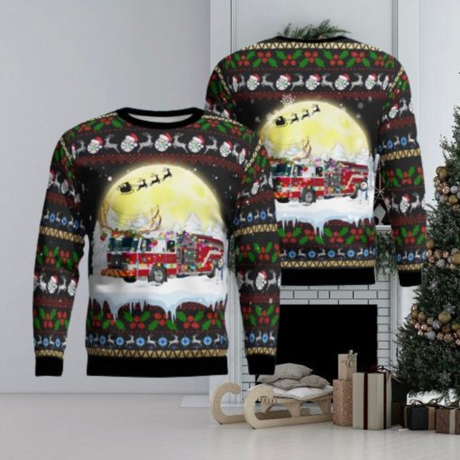 Charlotte County, Florida, Charlotte County Fire Department Christmas Ugly Sweater 3D