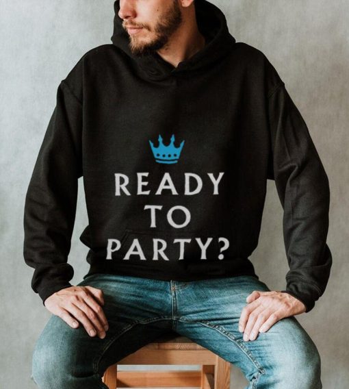 Charlotte FC Ready To Party Text WHT Shirt