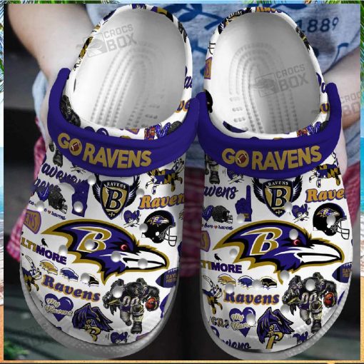 Charm City Swagger Clogs Go Ravens Crocs