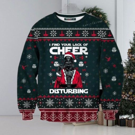 Cheer Disturbing Christmas Ugly Sweater Christmas Party