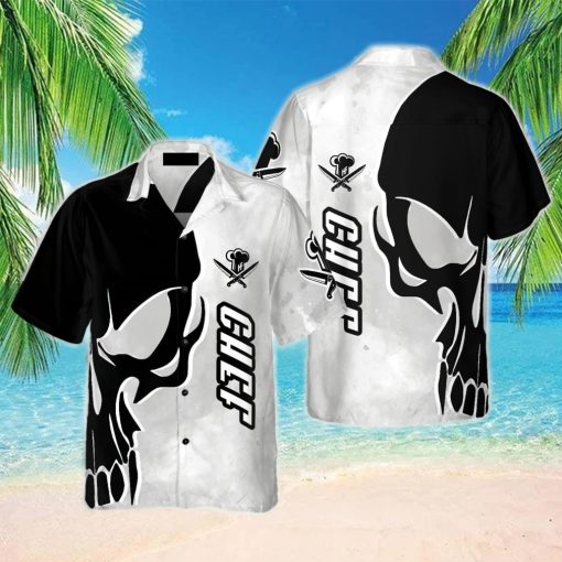 Chef   Knife Skull Hawaiian Shirt Aloha Summer For Men And Women Gift