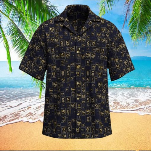 Chemical Elements Hawaiian Shirt