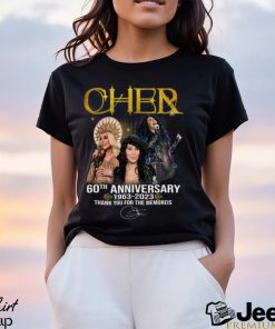 Cher 60th Anniversary 1963 – 2023 Thank You For The Memories T Shirt