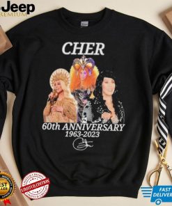 Cher 60th anniversary 1963 2023 signature shirt