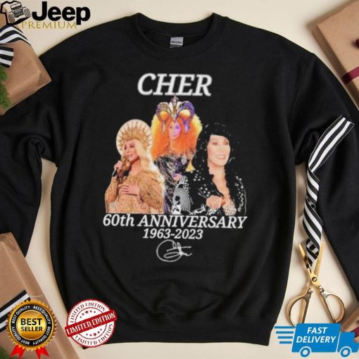 Cher 60th anniversary 1963 2023 signature shirt