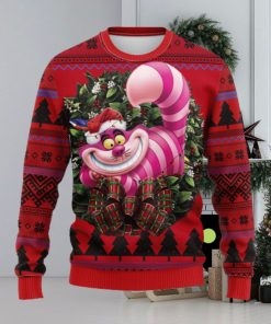 Cheshire Cat Alice In Wonderland Style Noel Ideas Ugly Christmas Sweater Gift Thanksgiving