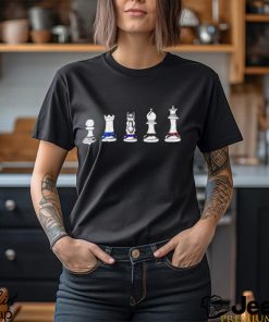 Chess Pieces with Jiu Jitsu belts color for BJJ fighter shirt