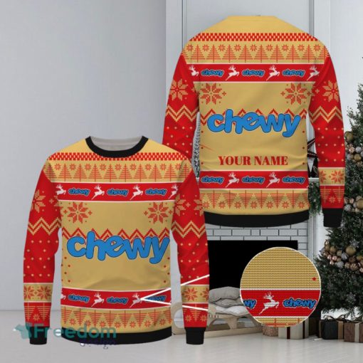 Chewy Christmas Ugly Sweater 3D For Men And Women