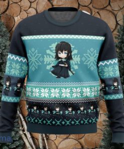 Chibi Christmas Muichiro Tokito Demon Slayer Xmas Ugly Christmas Sweater Christmas Gift For Men And Women