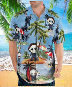 Chibi Michael Myers Halloween Hawaiian Shirt