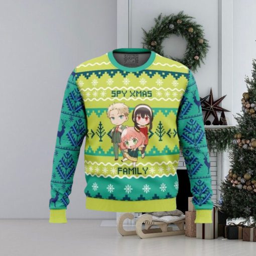 Chibi Spy X Family Ugly Christmas Sweaters For Men And Women