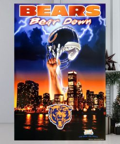 Chicago Bear Down Super Bowl Xli Poster