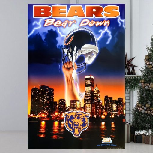 Chicago Bear Down Super Bowl Xli Poster