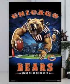 Chicago Bears Bears Pride Since 1920 Nfl Theme Art Poster