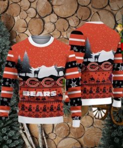 Chicago Bears Casual Ugly Christmas Sweater 3D For Fans Unique Gift For Men And Women