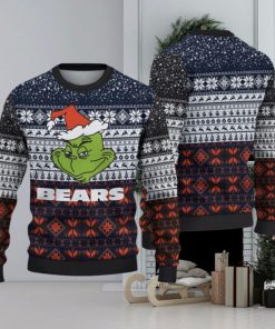 Chicago Bears Christmas Grinch Hot Trending Ugly Sweater For Fans