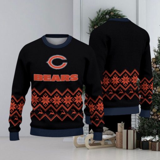 Chicago Bears Christmas Pattern Hot Trending Ugly Sweater For Real Fans