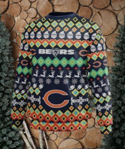 Chicago Bears Colorful Ugly Christmas Sweater