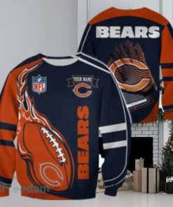 Chicago Bears Custom Name Christmas Ugly Sweater Sweatshirt Sport For Fans