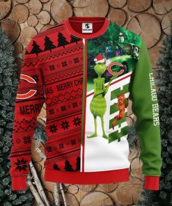 Chicago Bears Grinch & Scooby Doo Christmas Ugly Sweater Sport Christmas Gift Ideas