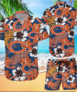 Chicago Bears Hawaiian Shorts and Shirt Summer Beach Shirt Full Over Print