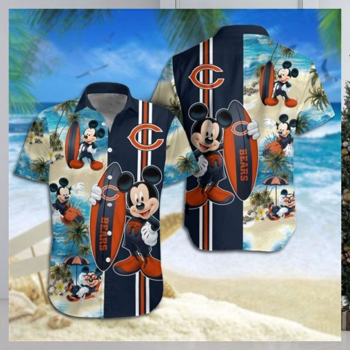 Chicago Bears Mickey Mouse Hawaiian Shirt