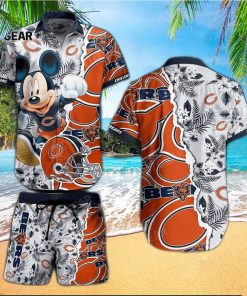 Chicago Bears NFL 3D Hawaiian Shirt And Shorts For Men And Women Gift Fans