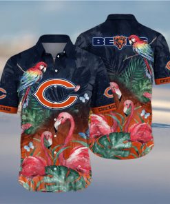 Chicago Bears NFL Flower Full Printing Hawaiian Shirt