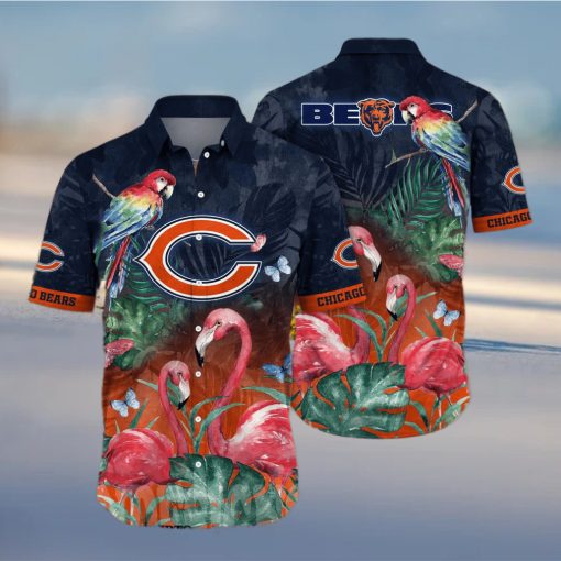 Chicago Bears NFL Flower Full Printing Hawaiian Shirt