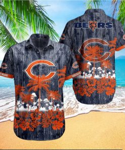 Chicago Bears NFL Graphic Tropical Pattern Style Summer 3D Hawaiian Shirt And Shorts For Men And Women Gift Fans