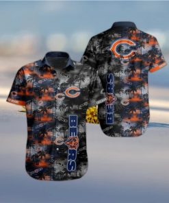 Chicago Bears NFL Hawaiian Shirt And Shirt Tropical Pattern Summer For Football NFL Fans