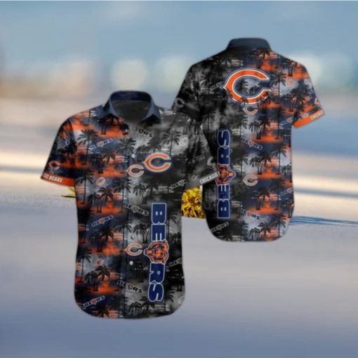 Chicago Bears NFL Hawaiian Shirt And Shirt Tropical Pattern Summer For Football NFL Fans