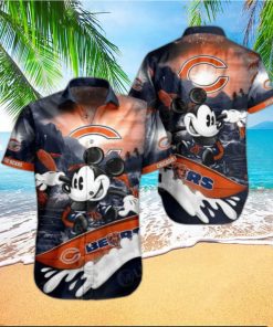 Green Bay Packers Hawaiian Shirt Mickey Graphic 3D Printed Gift