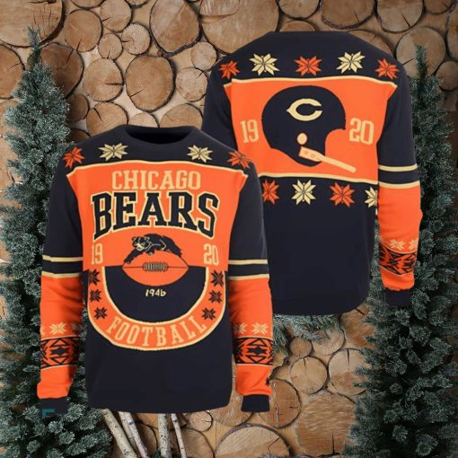 Chicago Bears NFL Retro Cotton Ugly Christmas Sweater