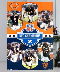 Chicago Bears Nfc Champions 2006 Commemorative Poster