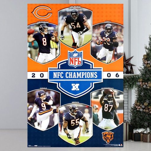 Chicago Bears Nfc Champions 2006 Commemorative Poster