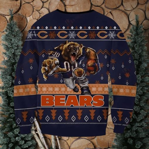 Chicago Bears Players Football Christmas Ugly Sweater